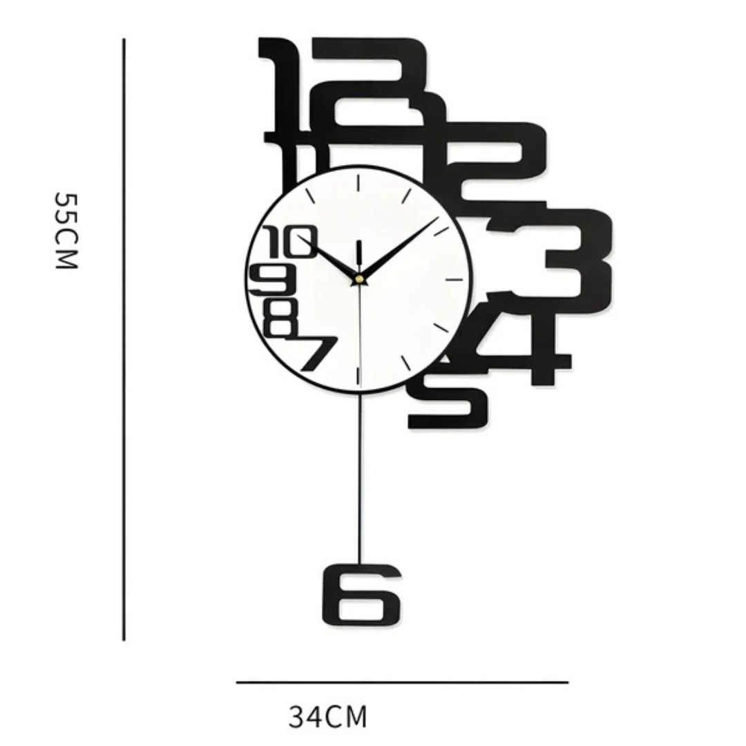 Aevum - Orologio da Parete Silenzioso Elegante e Moderno per una Casa di Stile