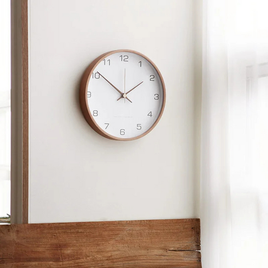 Transcend - Elegante Orologio da Parete Moderno in Legno per un Interno di Stile