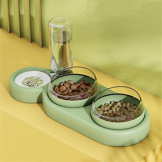 Stazione di Alimentazione Innovativa 3-in-1 con Contenitori Comodi Lavabili in Lavastoviglie per Facilità