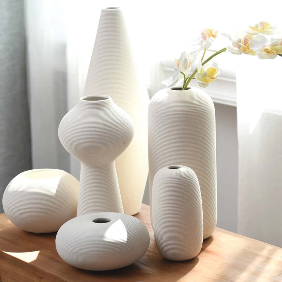 Vasi in ceramica fatti a mano | Decorazioni eleganti e uniche per il tuo interno
