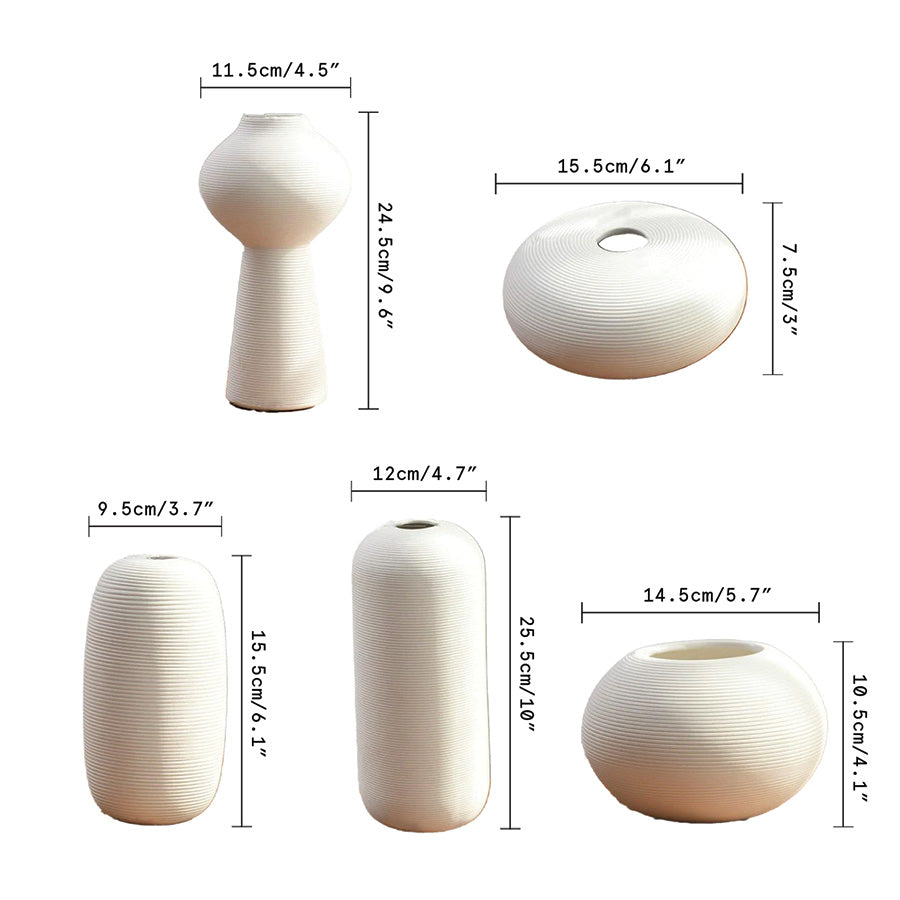 Vasi in ceramica fatti a mano | Decorazioni eleganti e uniche per il tuo interno