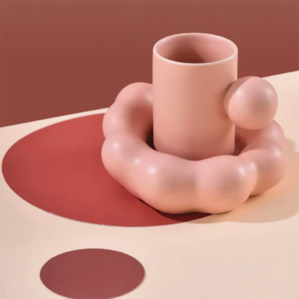 Set di Tazze in Ceramica Cloud – Eleganza e Comfort per le Tue Bevande