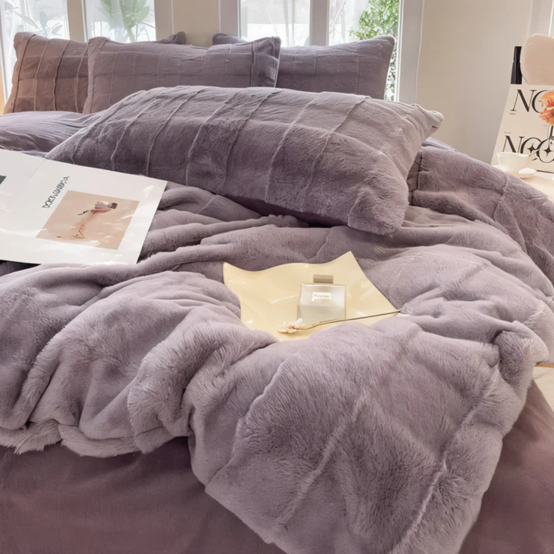 Comfort Estremo: Copripiumino di Lusso in Morbido Pile 155x220 per Notti Calde e Accoglienti Tutto l'Anno