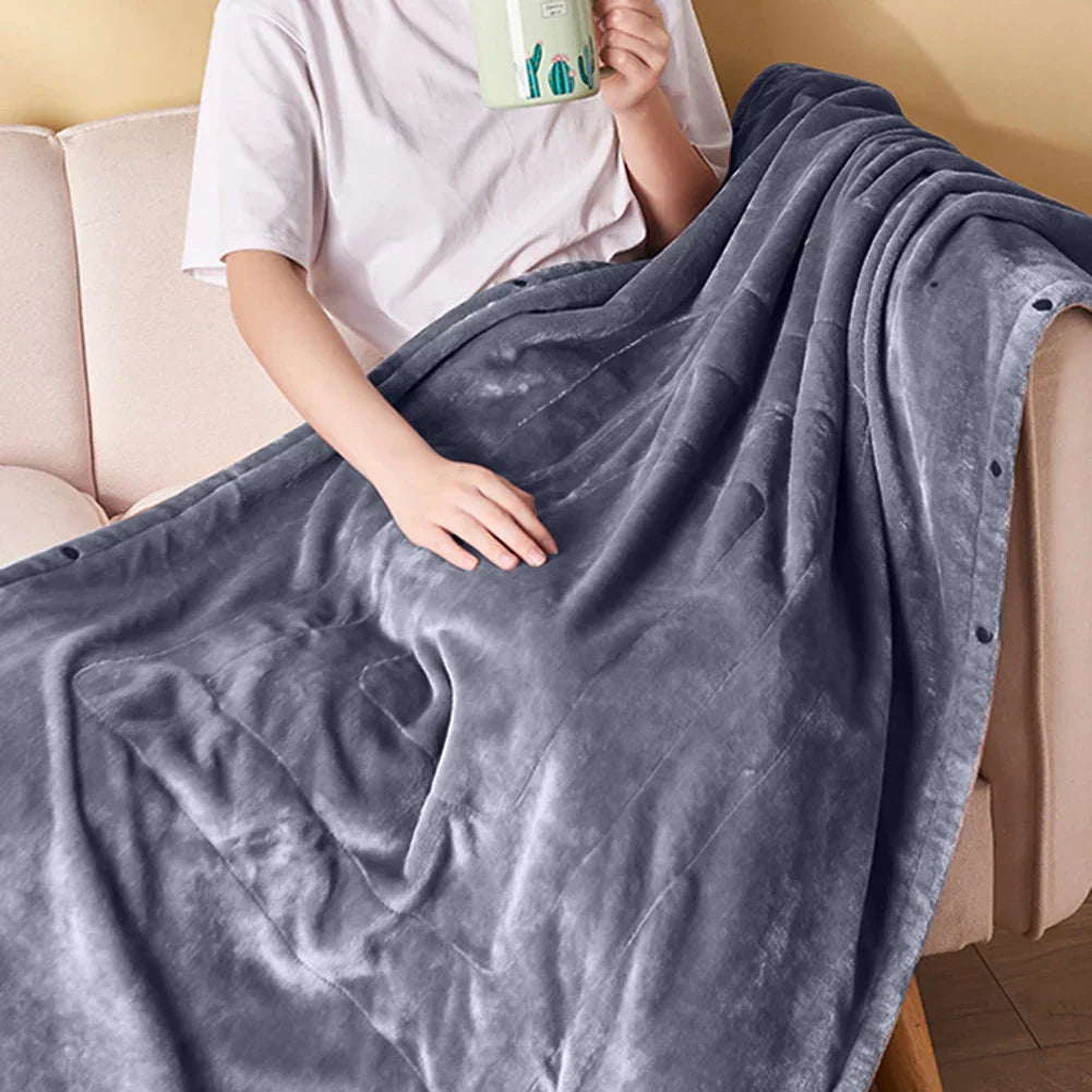 Dolce calore con la coperta elettrica CozyHeat - Morbida, portatile e regolabile per il massimo comfort con connessione USB