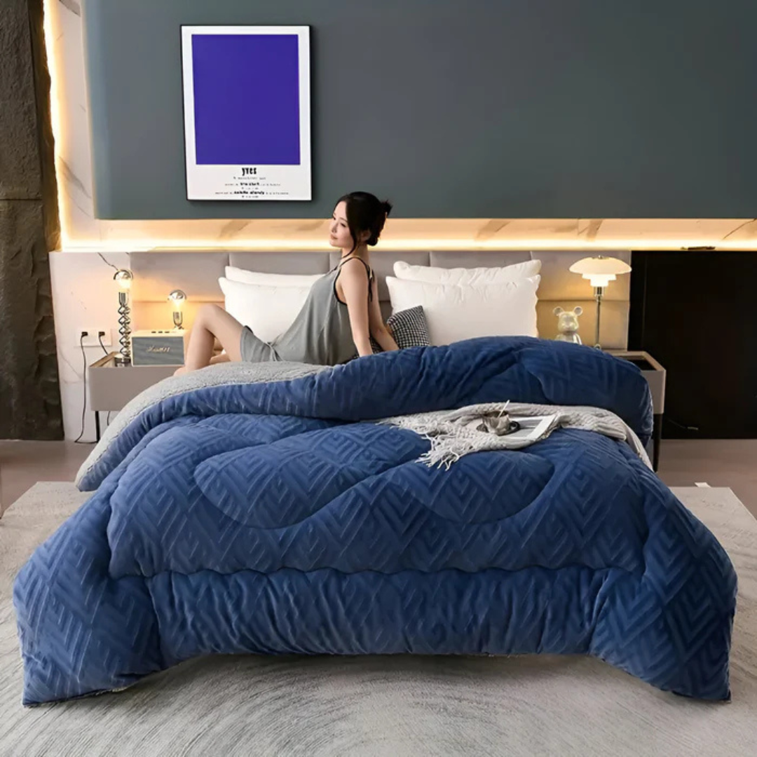 Copriletto in Pile Morbido – Decorazione Calda e Elegante per Ogni Stagione