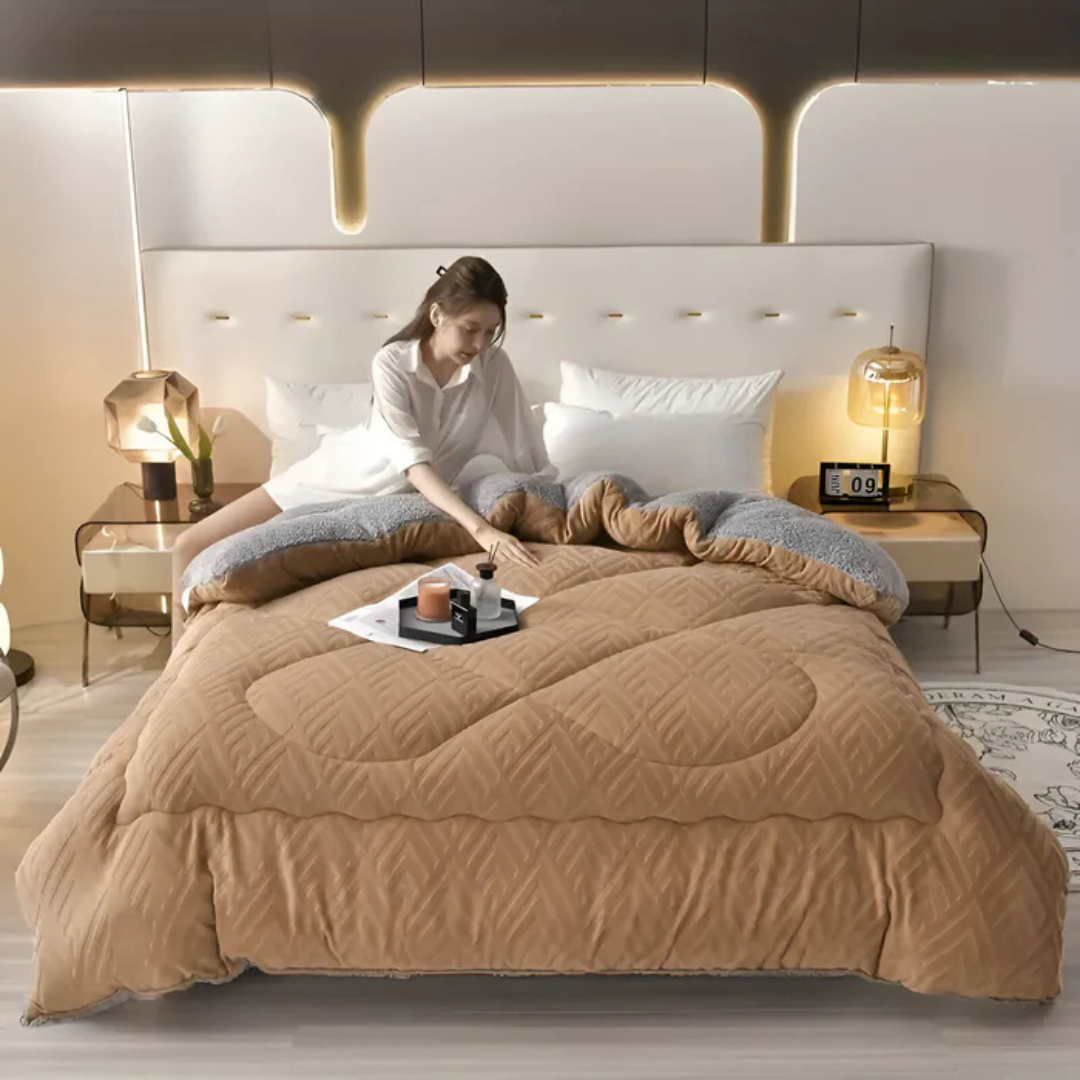 Copriletto in Pile Morbido – Decorazione Calda e Elegante per Ogni Stagione