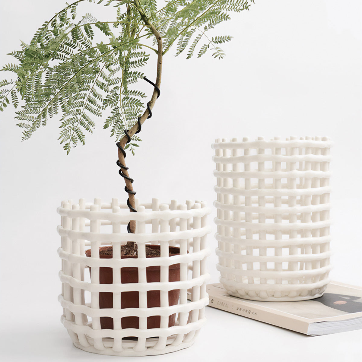 Collezione Forma Basket - Contenitore Elegante e Pratico per un Interno Sofisticato