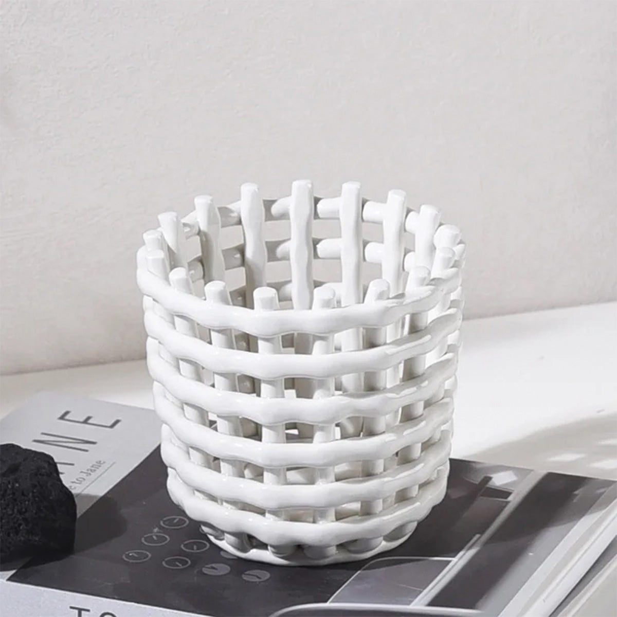 Collezione Forma Basket - Contenitore Elegante e Pratico per un Interno Sofisticato