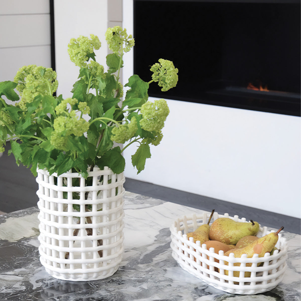 Collezione Forma Basket - Contenitore Elegante e Pratico per un Interno Sofisticato