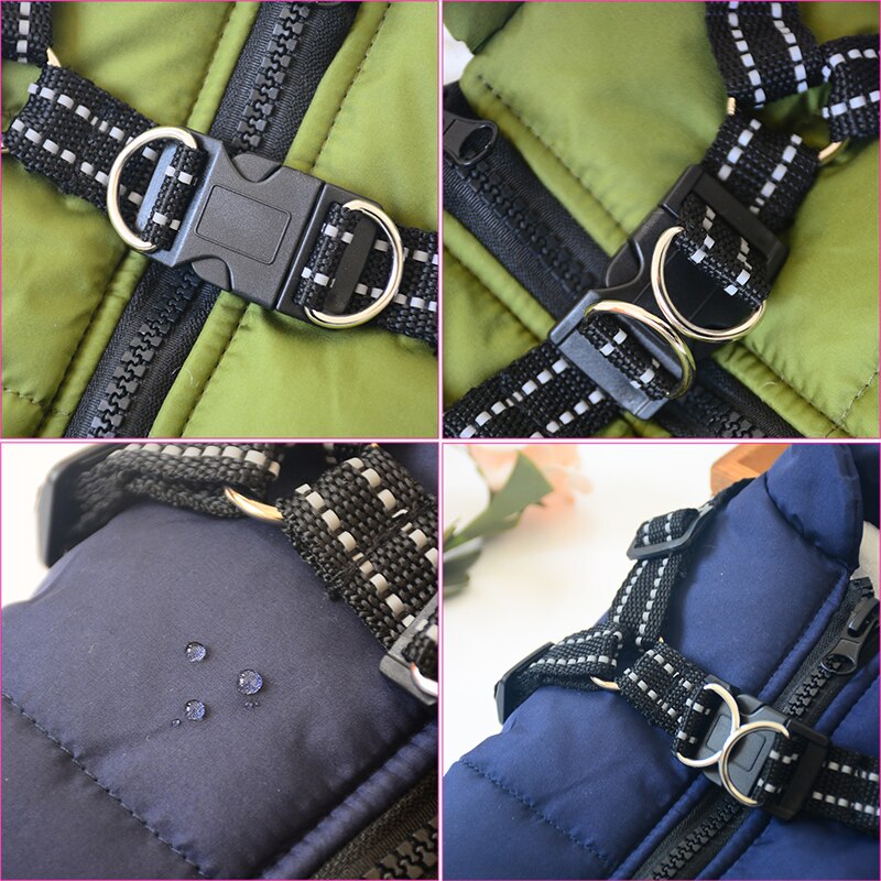 Cappotto impermeabile di lusso per cani con isolamento accogliente per un calore extra