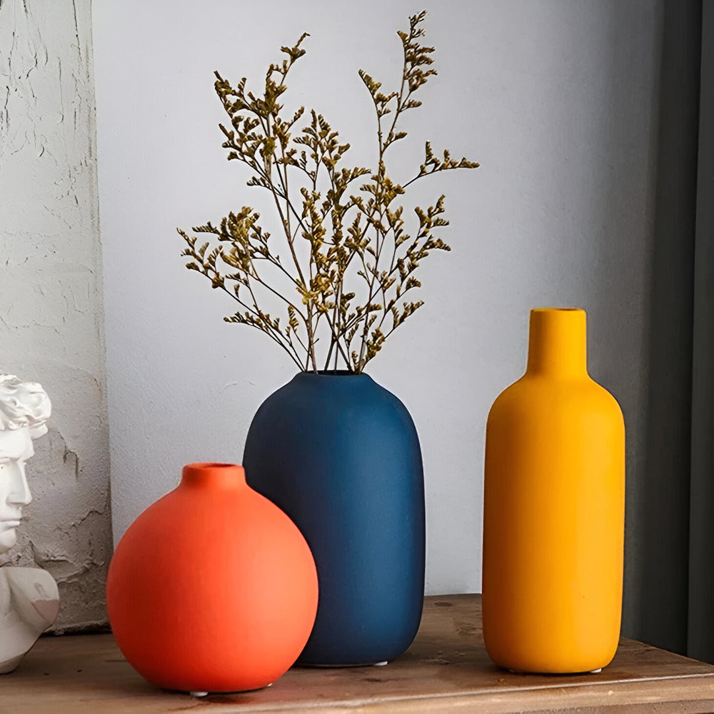 Astraelle - Elegante vaso scandinavo in ceramica in stile minimalista per un'atmosfera moderna