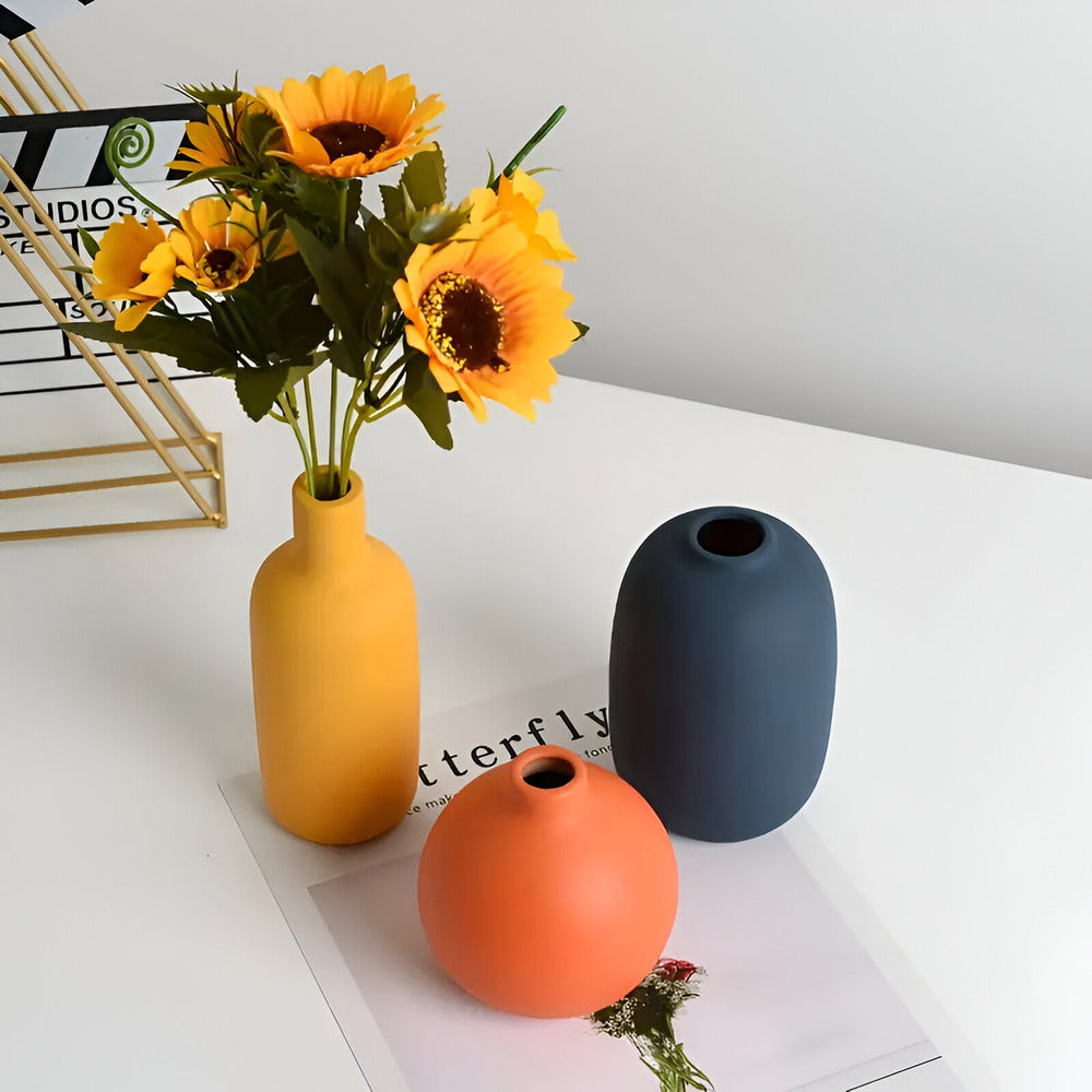Astraelle - Elegante vaso scandinavo in ceramica in stile minimalista per un'atmosfera moderna