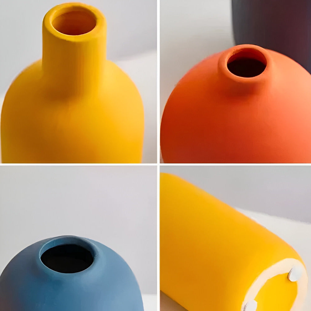 Astraelle - Elegante vaso scandinavo in ceramica in stile minimalista per un'atmosfera moderna