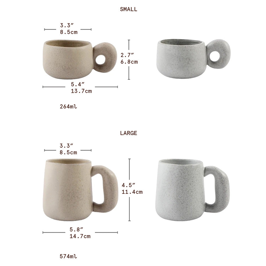 LouvStone - Bicchieri in Pietra Autentica | Ceramica Artigianale Fatta a Mano