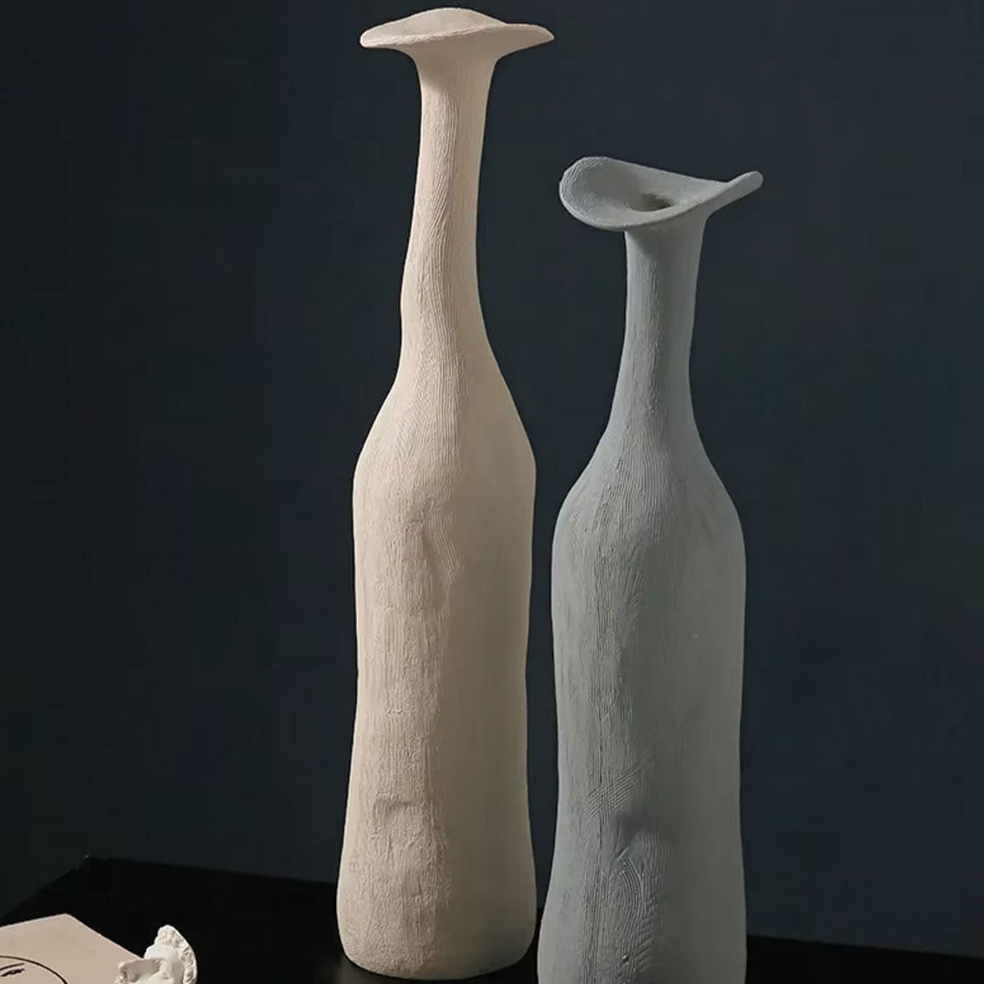 Vaso in ceramica moderna Morandi – elemento decorativo chic ed elegante
