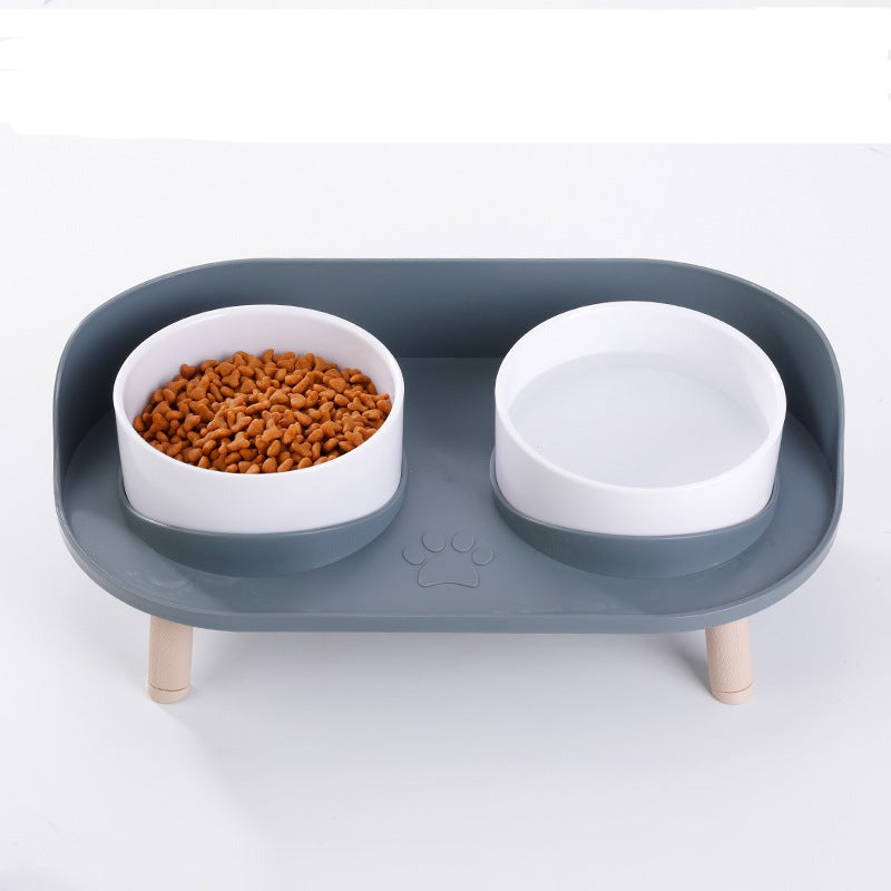 Stazione di Alimentazione di Lusso per Cani Grandi con Base Antiscivolo per un'Alimentazione Facile