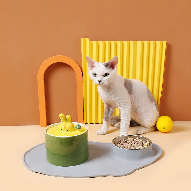 Distributore d'acqua elegante per un coniglio sano e felice