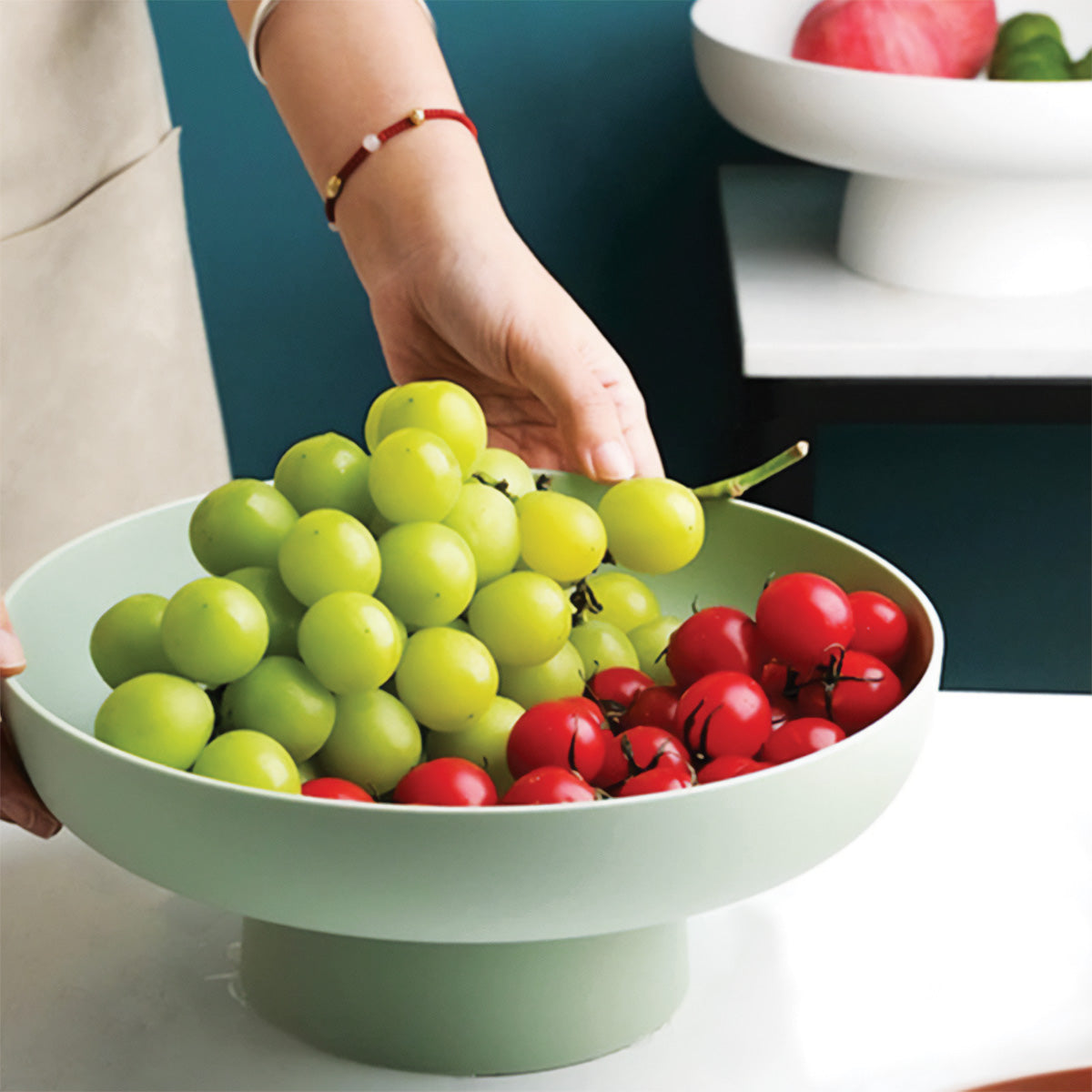 Contenitore rotondo per frutta