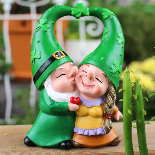 Sabinae - Incantevole Figurina di Gnomo per Decorazioni da Giardino e Festa - Resina Fatta a Mano per un'Atmosfera Incantevole