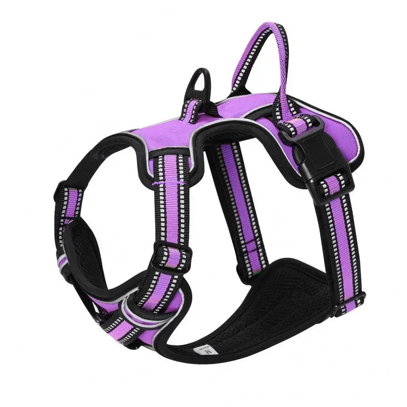 Pettorina regolabile in nylon per cani per comfort e sicurezza