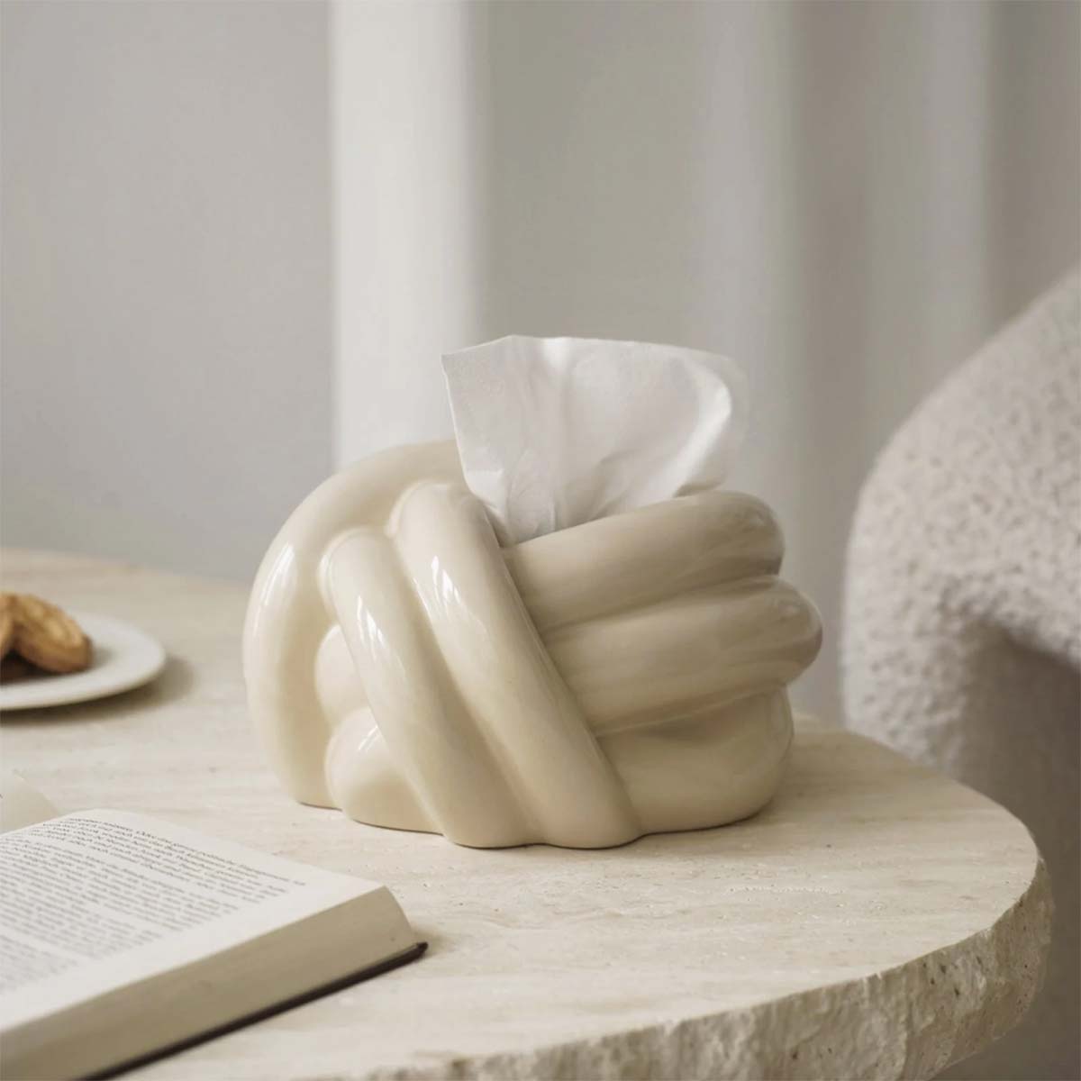 Scatola per fazzoletti Knot | Aggiungi un tocco di eleganza e funzionalità al tuo arredamento interno