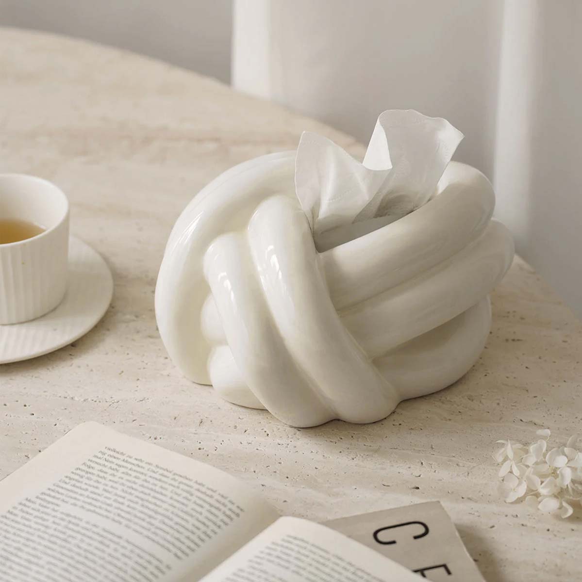 Scatola per fazzoletti Knot | Aggiungi un tocco di eleganza e funzionalità al tuo arredamento interno
