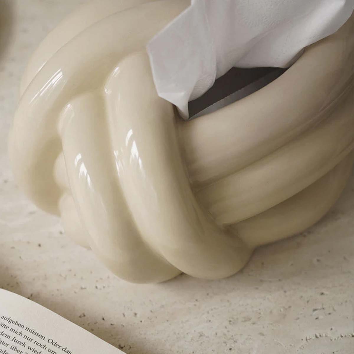 Scatola per fazzoletti Knot | Aggiungi un tocco di eleganza e funzionalità al tuo arredamento interno