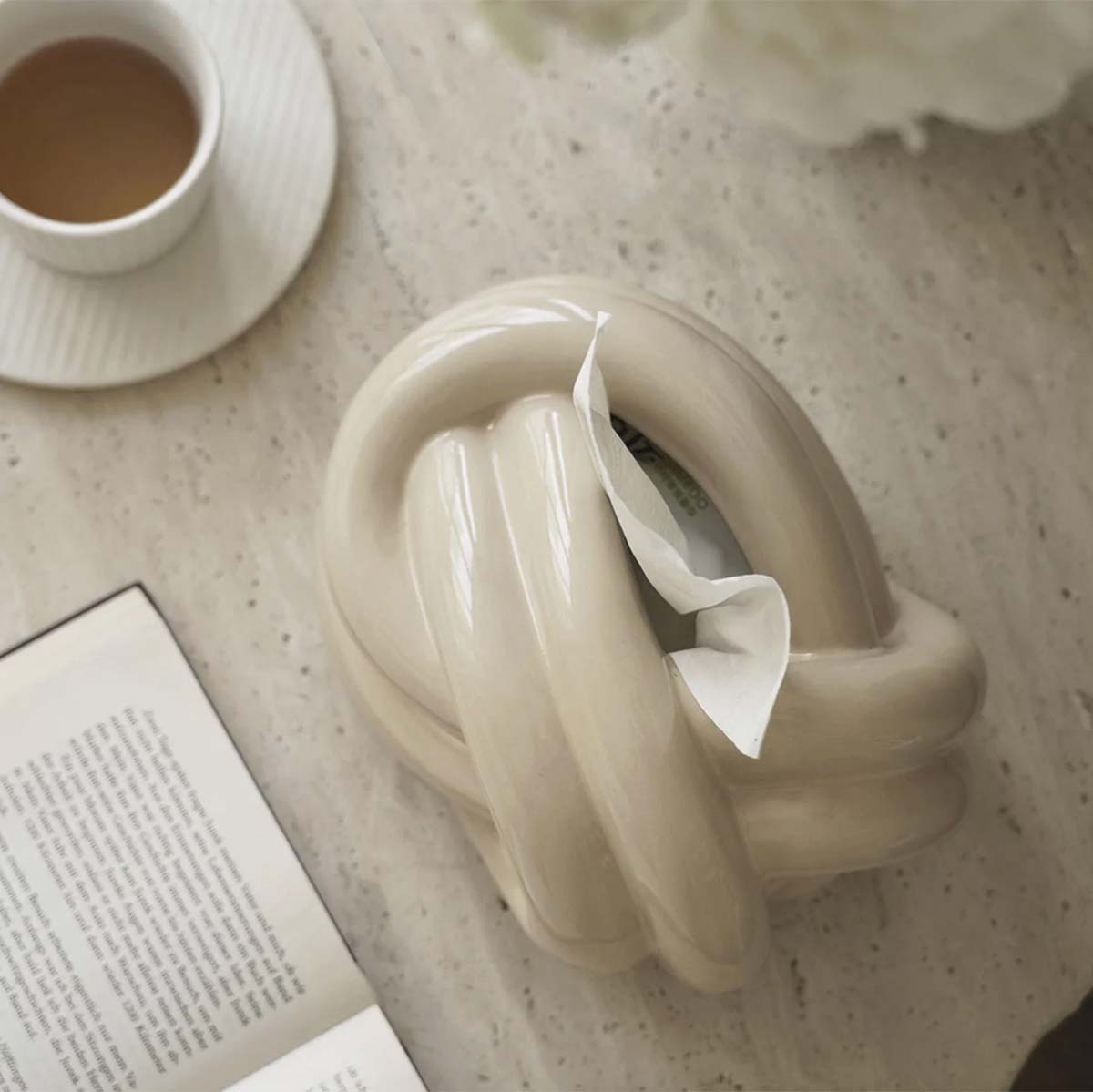 Scatola per fazzoletti Knot | Aggiungi un tocco di eleganza e funzionalità al tuo arredamento interno