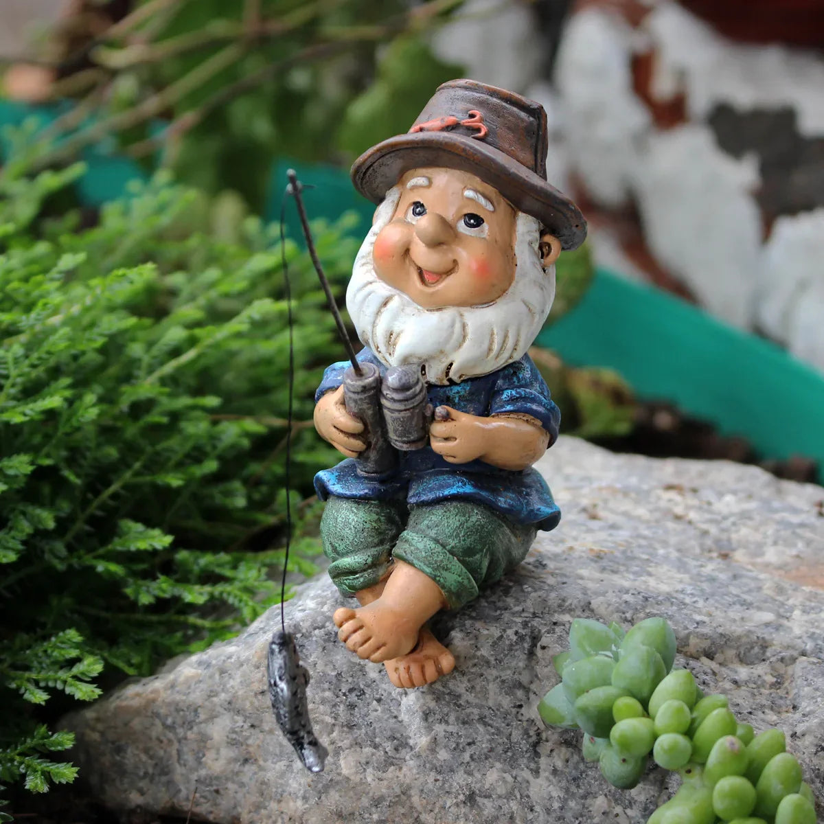 Thalia Gnomo Scomparsa Figurina in Resina - Perfetta per Decorazione da Scrivania e Tavolo