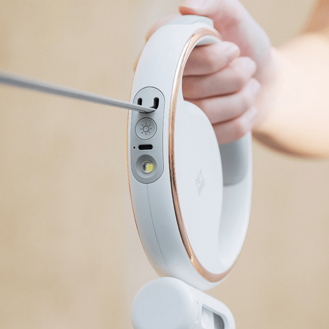 Guinzaglio riflettente per cani ricaricabile USB per comodità e sicurezza