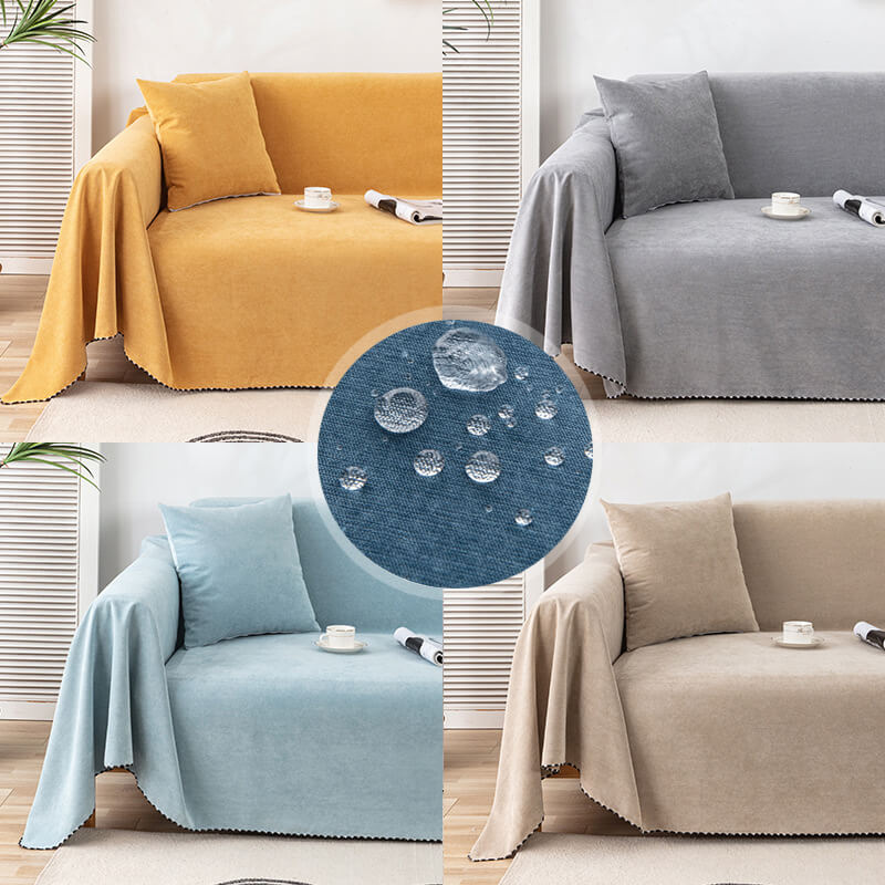 Copertura per divano impermeabile elegante e resistente con retro antiscivolo per una protezione ottimale