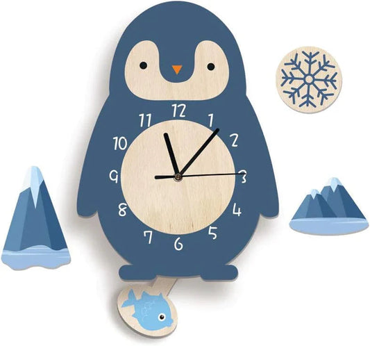 Brilvo - Incantevole Orologio da Parete Animale per Bambini
