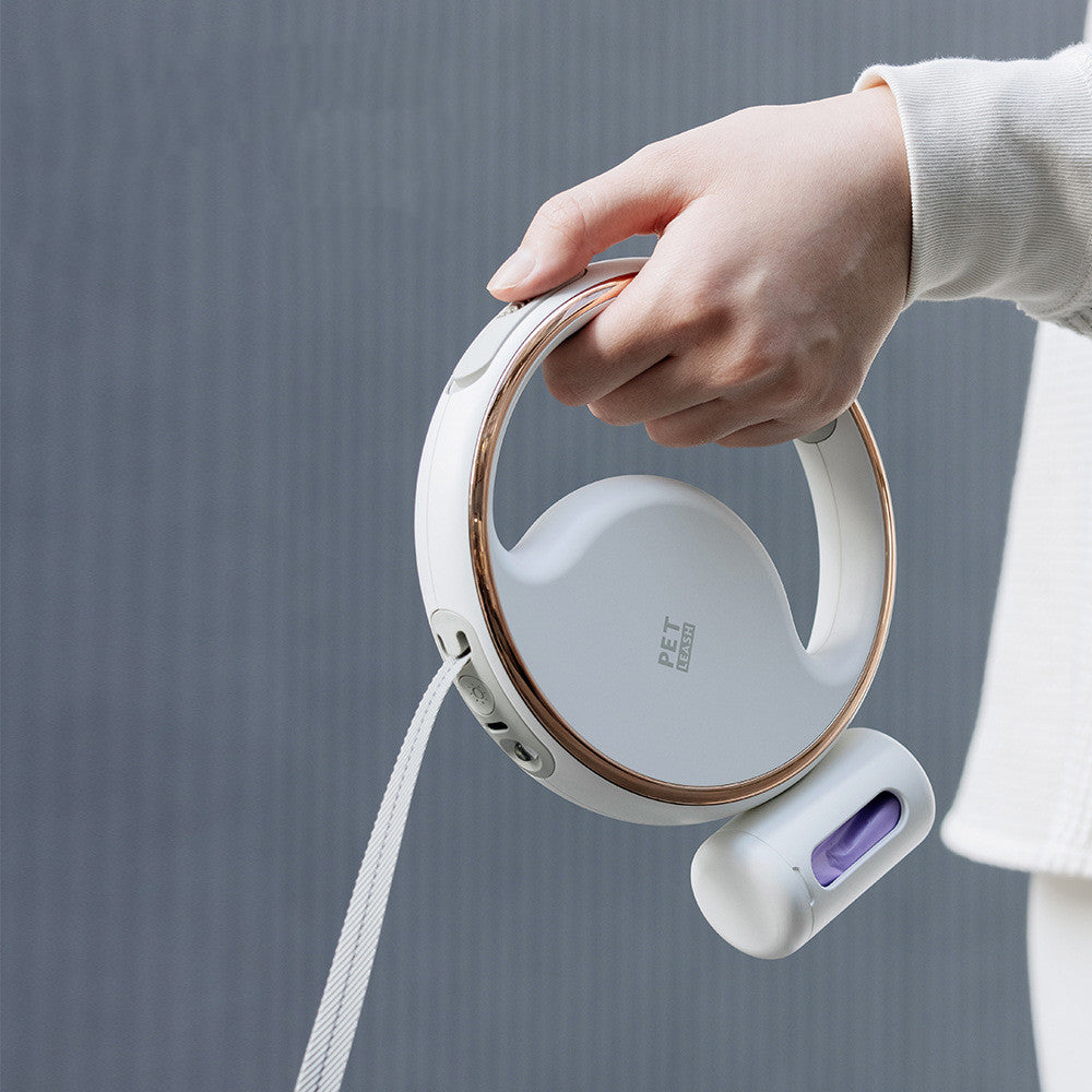 Guinzaglio riflettente per cani ricaricabile USB per comodità e sicurezza