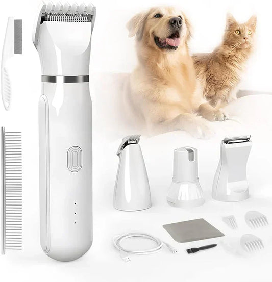 Set completo per la cura degli animali domestici 4-in-1 tutto in uno