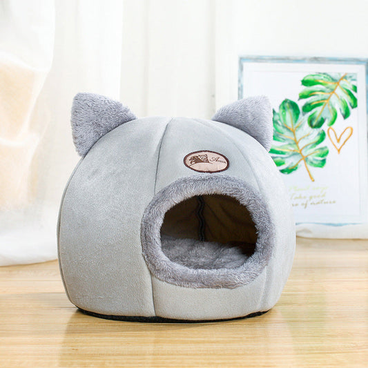 Cuccia per gatti DeepSleep Cozy Cave per comfort e riposo ottimali