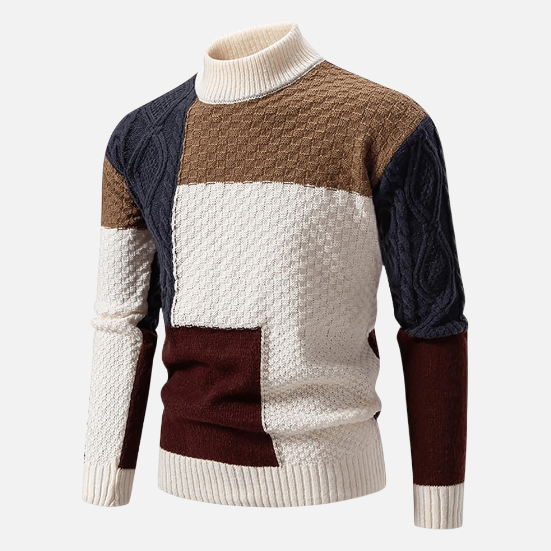 Florian - Stylish Modern Sweater with Practical Front Pocket and Sporty Look
